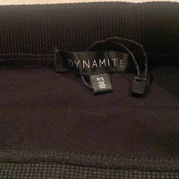 Dynamite Black Short Pencil Skirt S - Picture 2 of 3